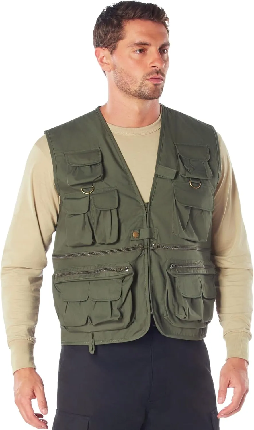 Rothco Uncle Milty Travel Vest - Outdoor Fishing Camping 17 Cargo Pocket Jacket