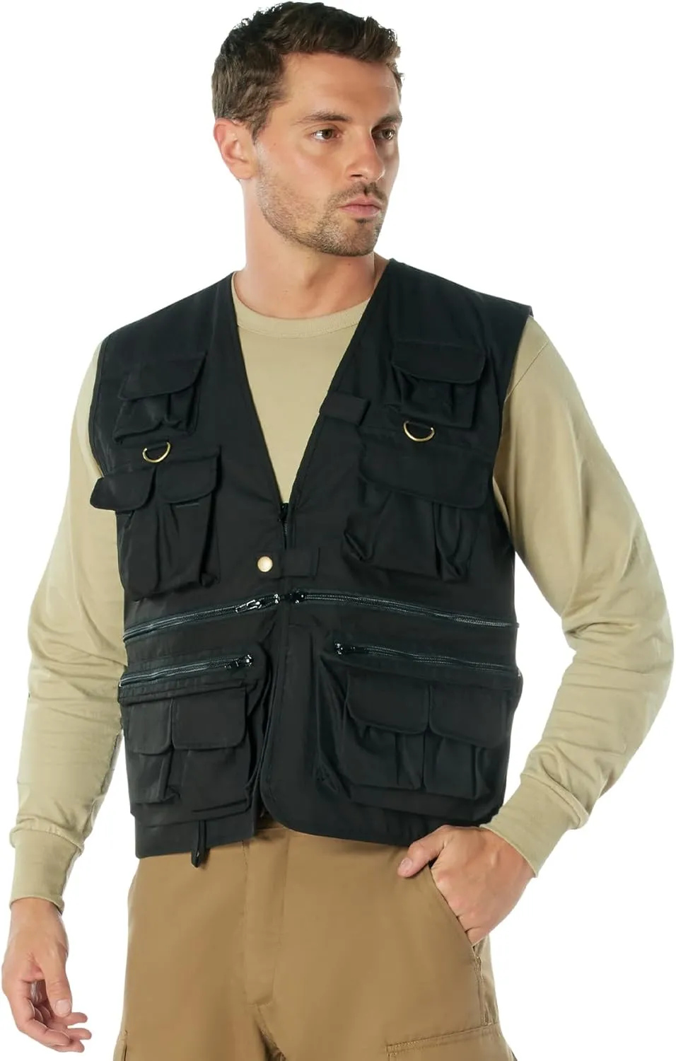 Rothco Uncle Milty Travel Vest - Outdoor Fishing Camping 17 Cargo Pocket Jacket