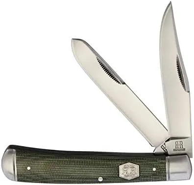 Rough Ryder Trapper Green Micarta RR1990