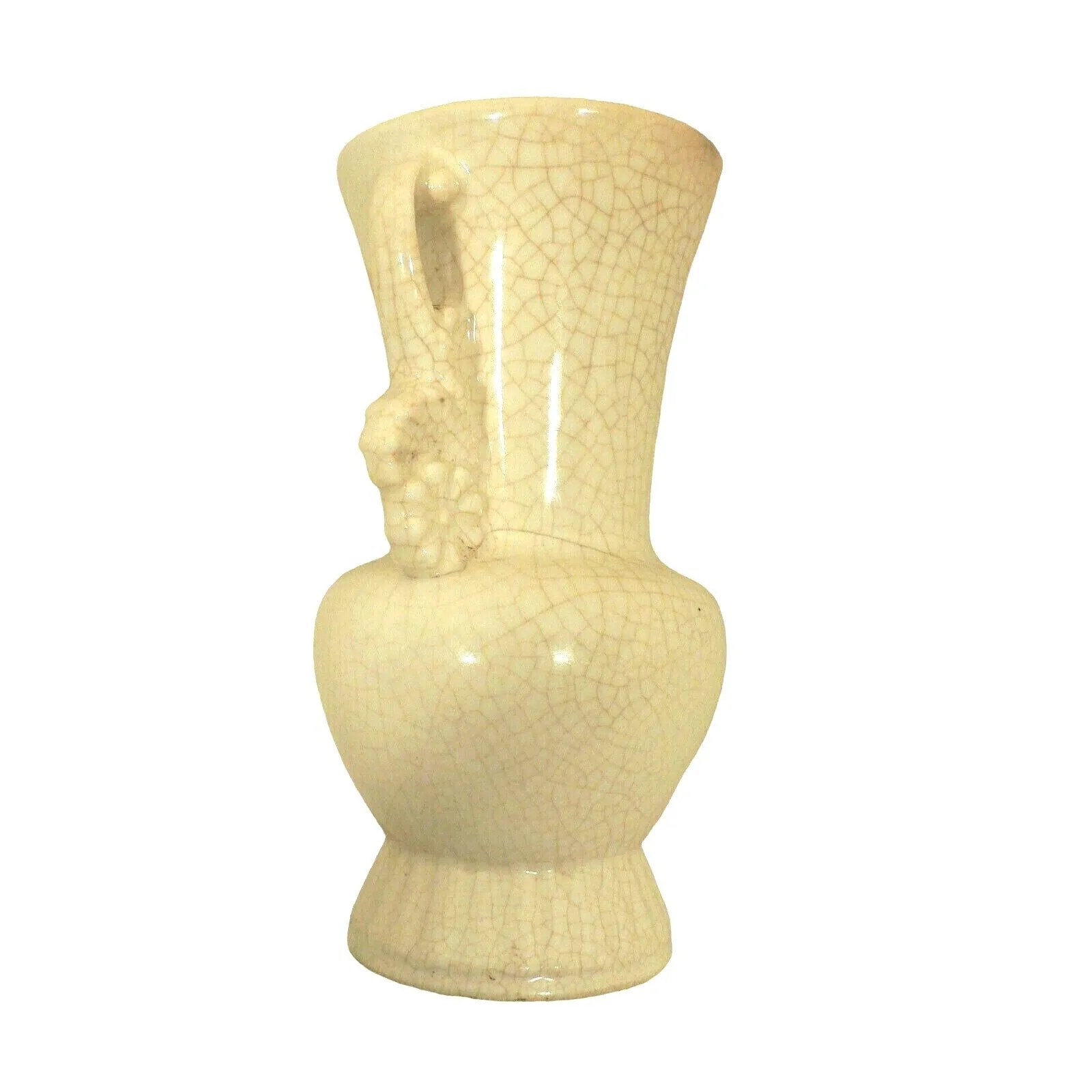 Royal Copley vase handles Rose design Vintage