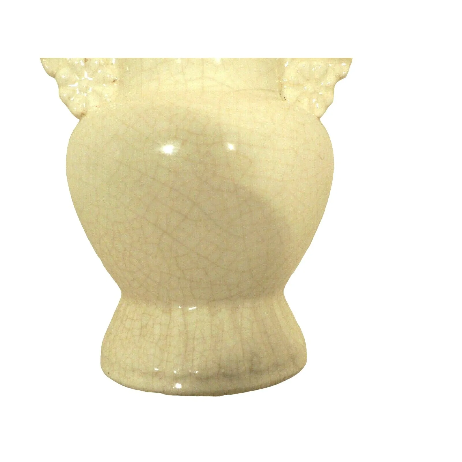 Royal Copley vase handles Rose design Vintage