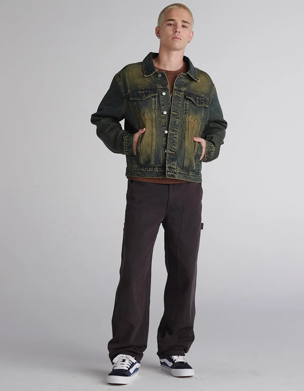 Rsq Mens Straight Twill Utility Pants