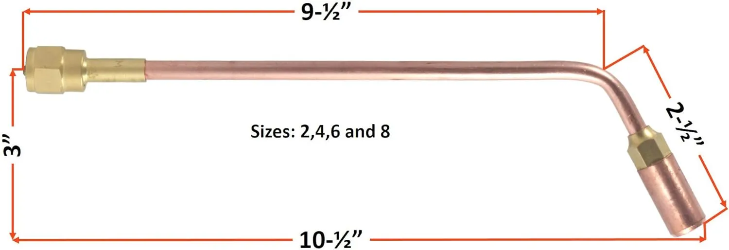 SÜA - Heating Nozzle/Rosebud 4-MFA-1 Replacement for 100 Series Victor Torch Handles. Oxy/Acetylene