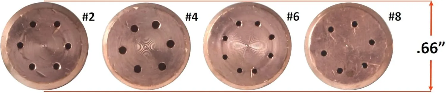 SÜA - Heating Nozzle/Rosebud 4-MFA-1 Replacement for 100 Series Victor Torch Handles. Oxy/Acetylene