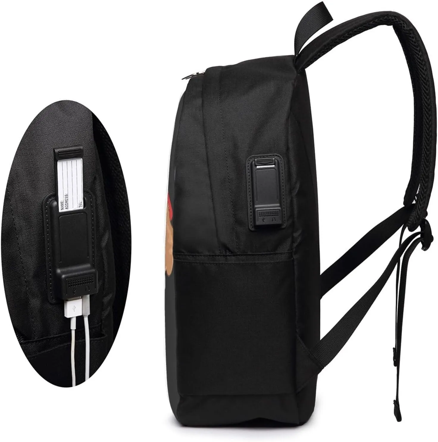 Saint Vincent Grenadines American Flag Laptop Backpacks Travel Backpack Casual Business Daypack Sport Rucksack Computer Bag Fits up to 17 Inch Notebook with USB Port
