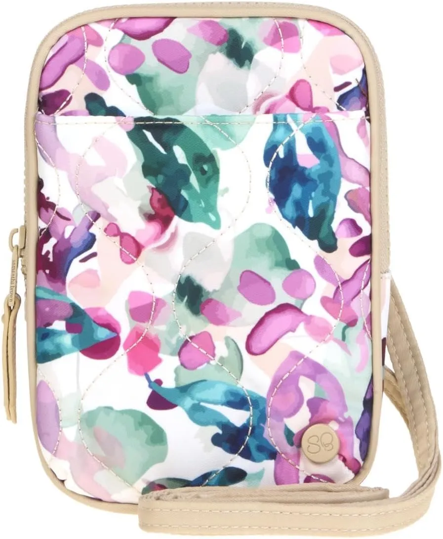 Samantha Brown To-Go Quilted Travel Hobo with Crossbody