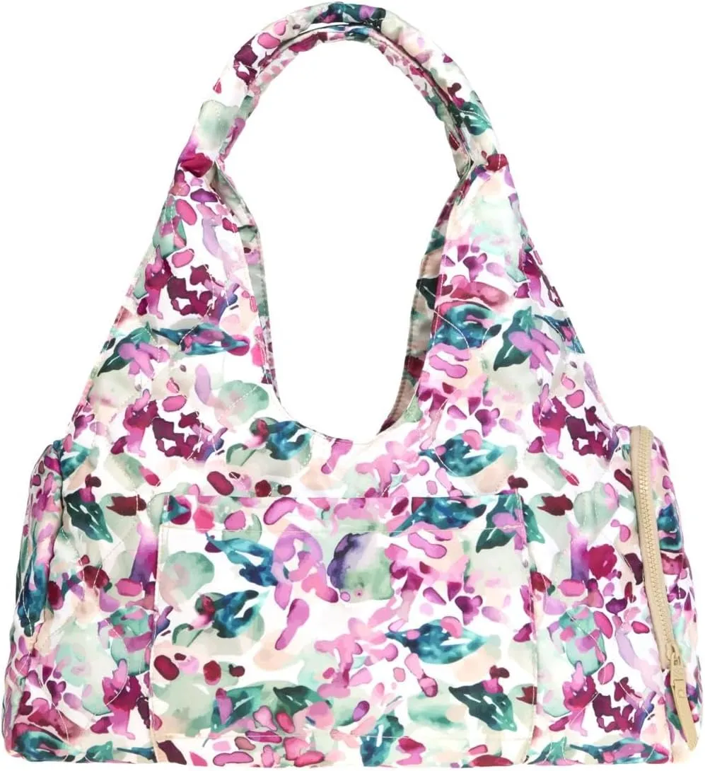 Samantha Brown To-Go Quilted Travel Hobo with Crossbody