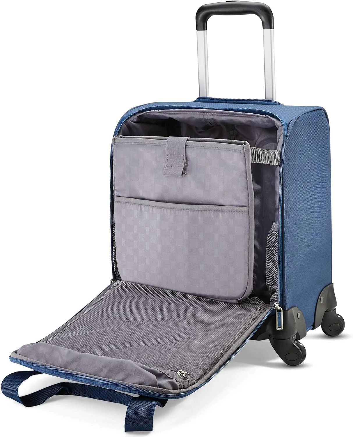 Samsonite Underseat Carry-On Spinner With USB Port, Ocean, One Size