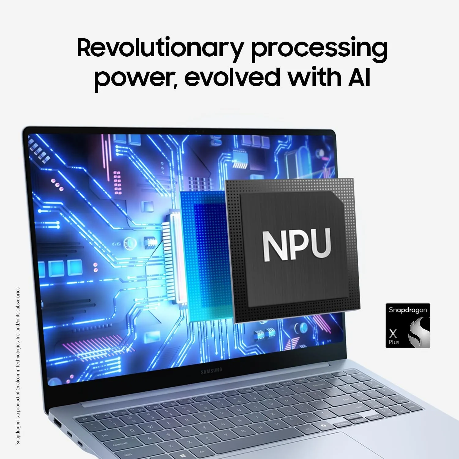 SAMSUNG 15.6" Galaxy Book4 Edge Business Laptop, Copilot   AI PC Computer, Snapdragon X Plus Processor, Live Captions, FHD LED Anti-Glare Display, Long-Lasting Battery, 2024 Version, NP754XQA-KB2US