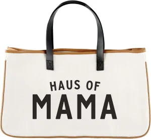 Santa Barbara Design Studio Tote Bag For Women Canvas Shoulder Bag with Genuine Leather Handles,