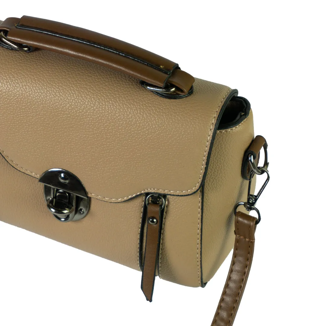 Satchel Bag - Beige