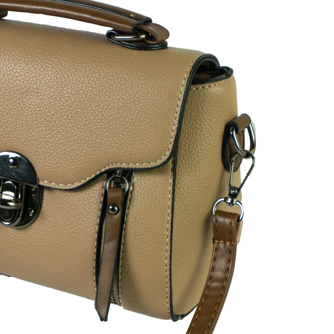 Satchel Bag - Beige