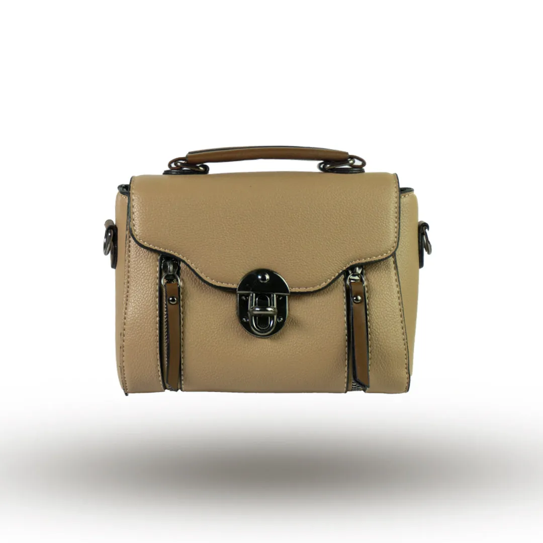 Satchel Bag - Beige