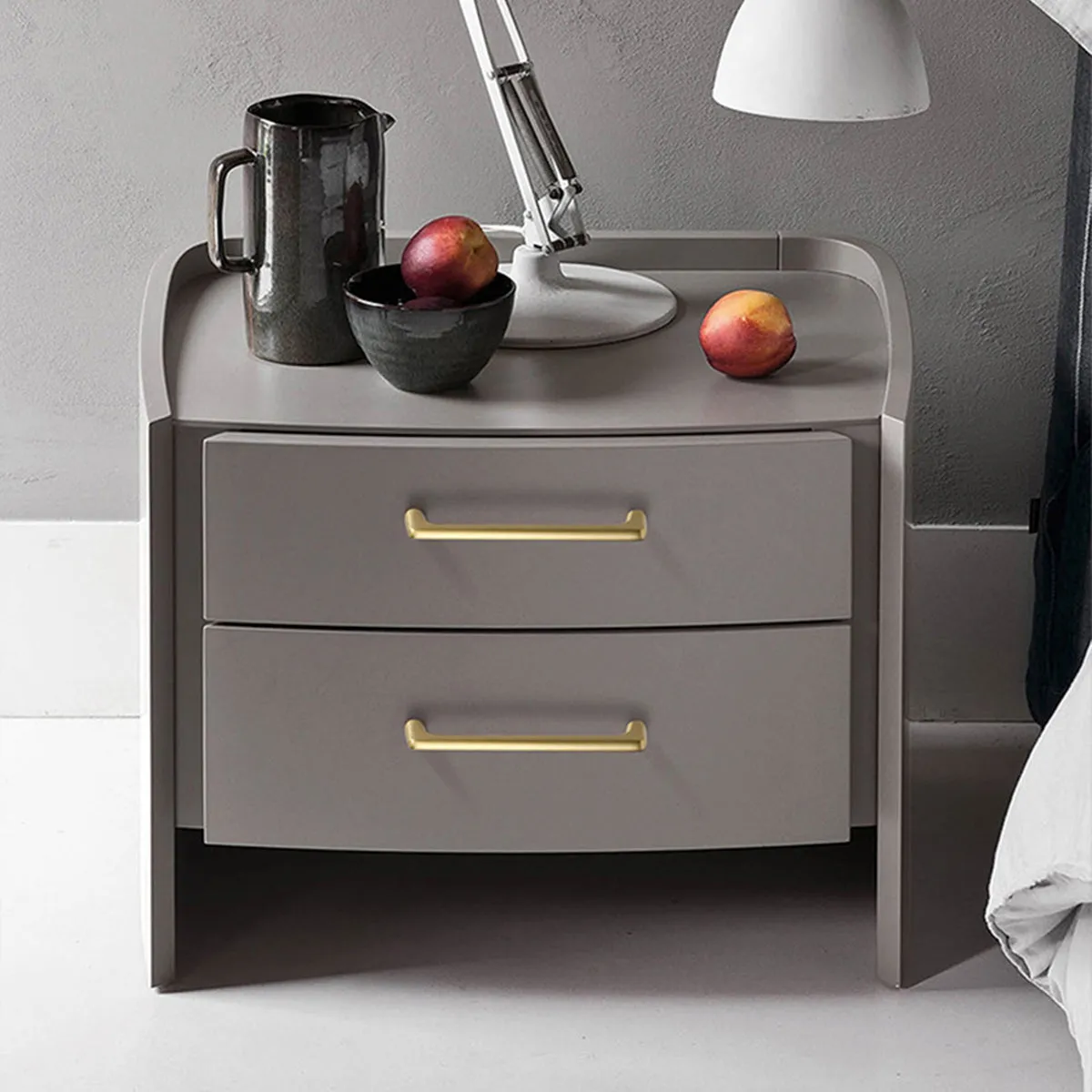 Satin Brass Drawer Pulls – Slim Modern Solid Brass Cabinet Handles