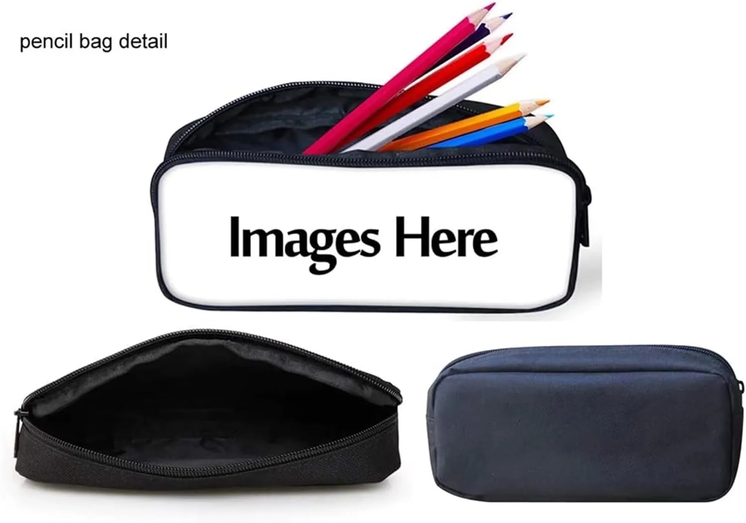 School Backpack Set for Girls Boys, 3Pcs Kids Travel Backpack Bookbag Lunch Box Pencil Pouch Pen Case