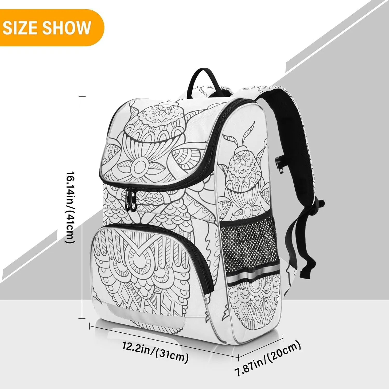 School Backpack with Chest Strap, Bumblebee Laptop Backpack, Travel Hiking Backpack for Boys Girls, Rucksack, Knapsack