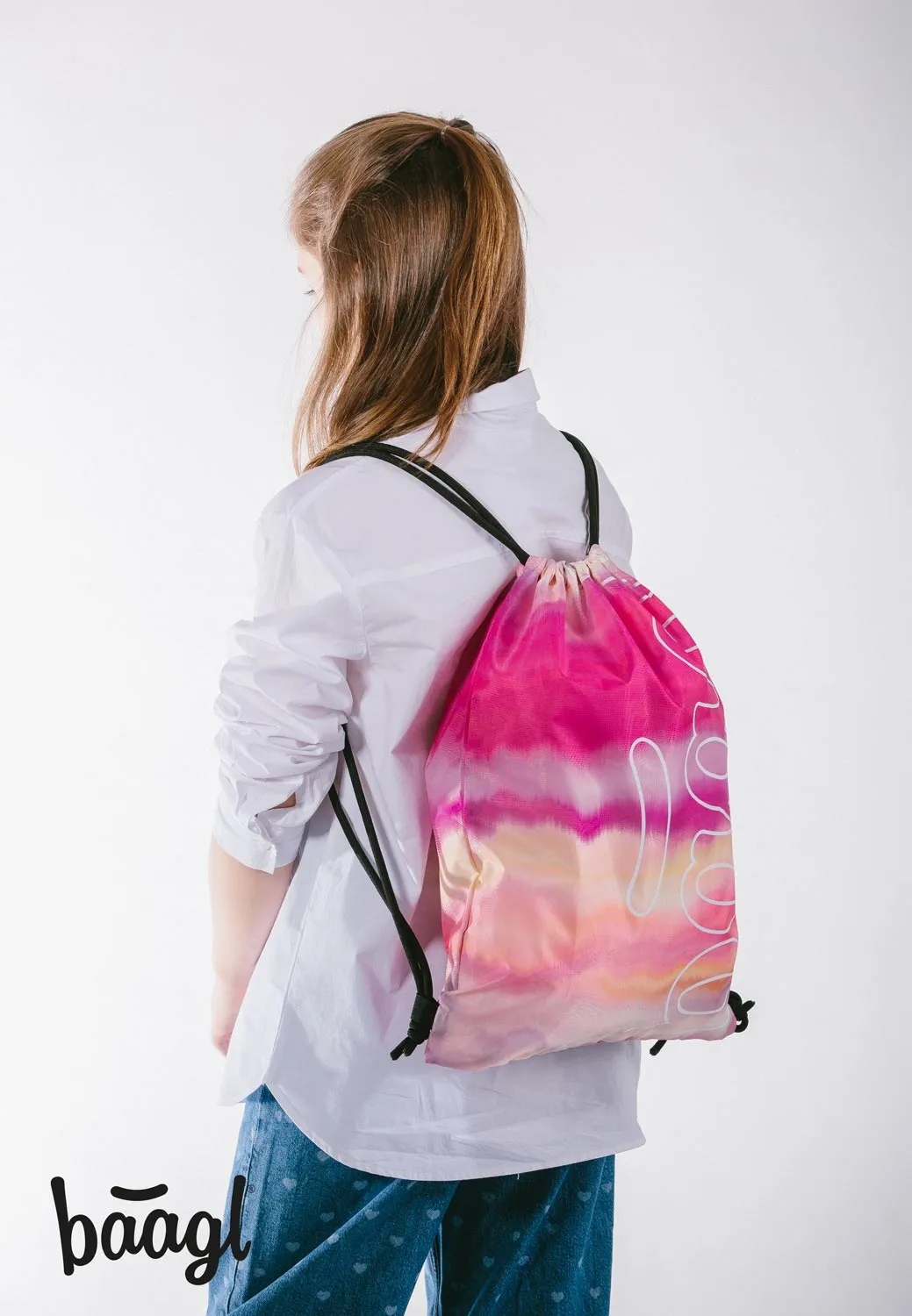 School set Skate Pink Stripes
