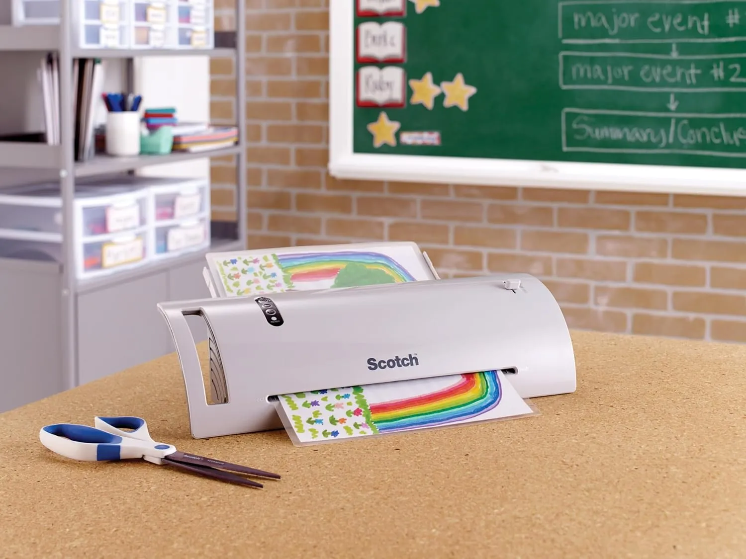 Scotch Thermal Laminating Pouches, 5 Mil Thick for Extra Protection, 4.3 Inches x 6.3 Inches, 100 Pouches (TP5900-100)