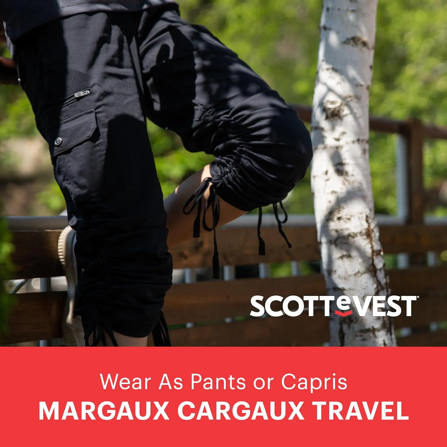 SCOTTeVEST Margaux Cargaux Travel Cargo Pant for Women - 11 Hidden Pockets - for Hiking & More