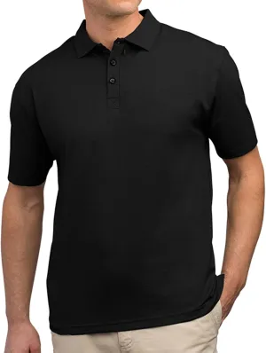 SCOTTeVEST Polo Shirt for Men - 3 Hidden Pockets - Breathable Moisture Wicking T-Shirt for Travel & More