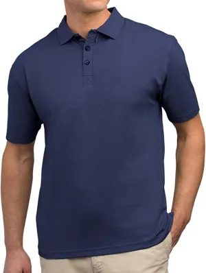 SCOTTeVEST Polo Shirt for Men - 3 Hidden Pockets - Breathable Moisture Wicking T-Shirt for Travel & More