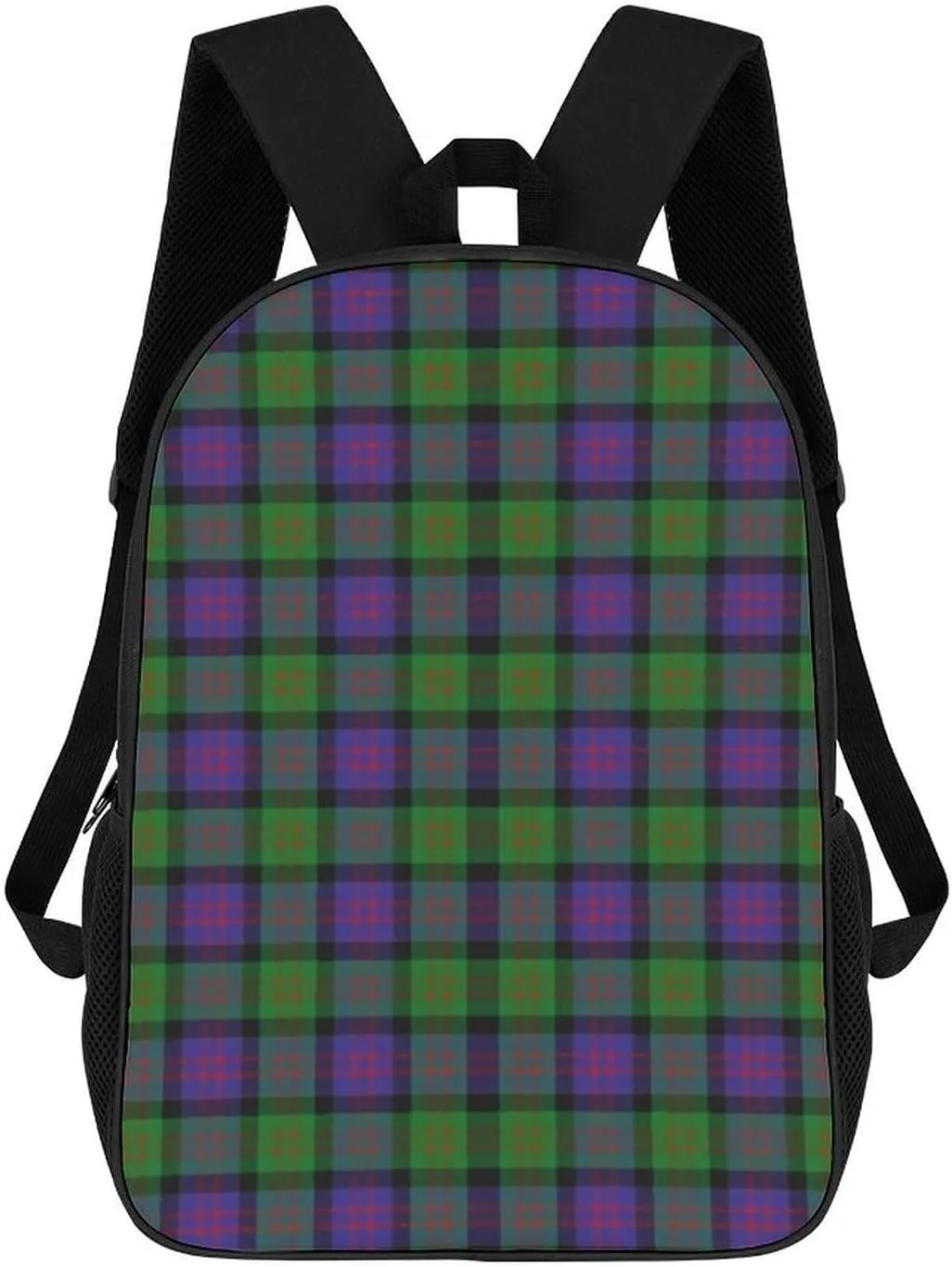 Scottish Clan MacDonald Donald Tartan Plaid Large Capacity Lightweight Backpack Laptop Bag