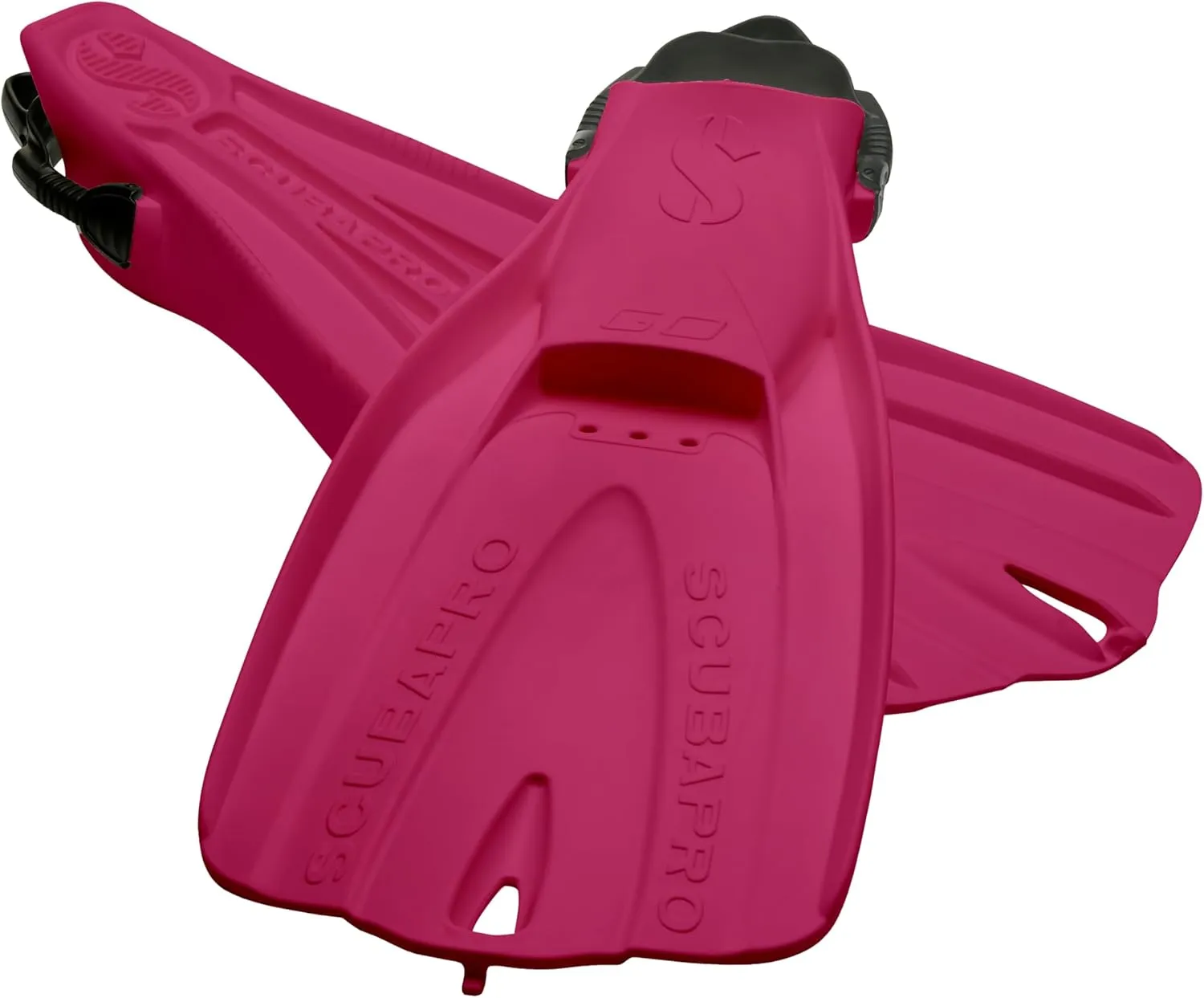 SCUBAPRO GO Travel Scuba Diving Fin for Snorkeling and Swimming, Open Heel Strap