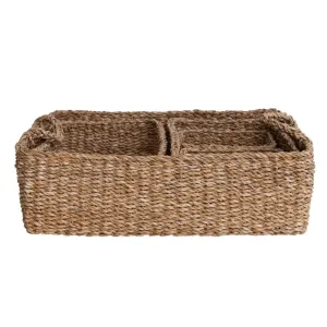 Seagrass Storage Basket Set (Set of 5)