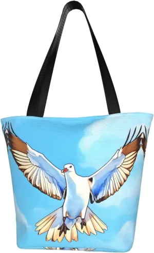 Seagulls in flight Cross-body Shoulder Bag, Women's One-shoulder Handbag, Weekend Travel Shopping and Playing Shoulder Bag