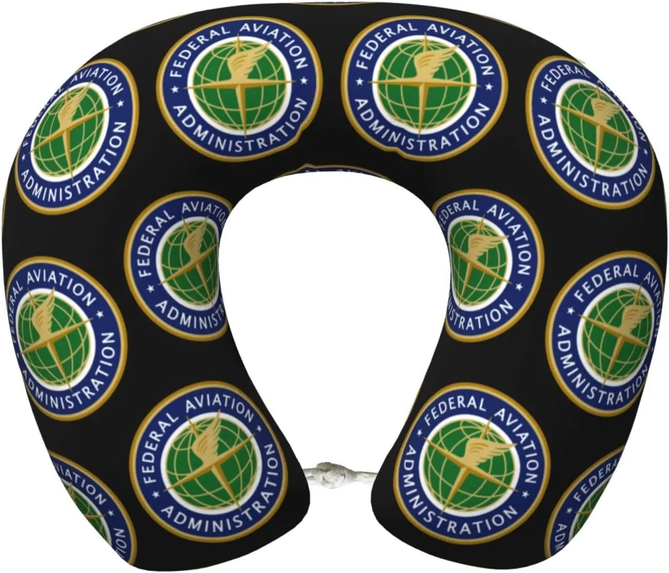 Seal of The United States Federal Aviation Administration Neck Pillow Memory Foam U-Shaped Travel Neck Pillow for Airplanes Car Home