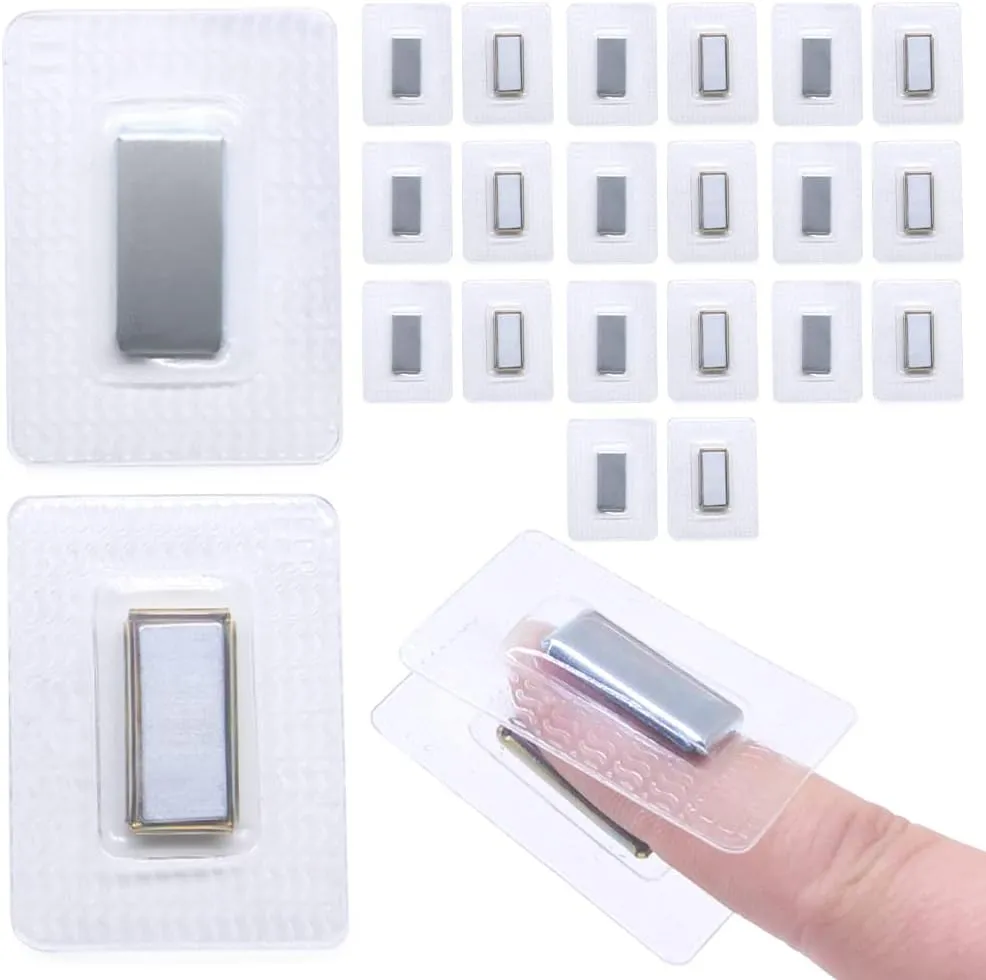 SEMINI Hidden Sew Magnetic Snap Invisible Hidden Sew in PVC Hidden Purse Closure for Fastener Handbag Cloth Clasp DIY Craft Sewing Tools