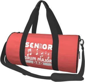 Senior 2030 Drum Major Duffel Bag Gym Bag Travel Sports Tote Large Foldable Beach Swim Yoga5