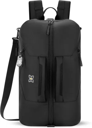 Sherpani Juno Convertible Duffel Backpack, Durable 24L Expandable Carry-On, Travel Shoulder Bag for Women, Fits 15 Inch Laptop, Travel Gift for Mothers Day 2025 (Black)