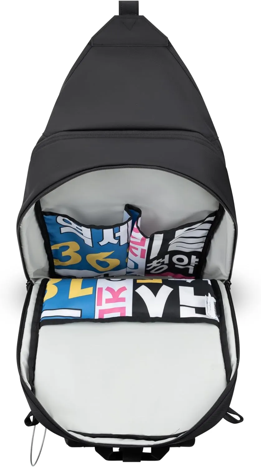 Sherpani Juno Convertible Duffel Backpack, Durable 24L Expandable Carry-On, Travel Shoulder Bag for Women, Fits 15 Inch Laptop, Travel Gift for Mothers Day 2025 (Black)