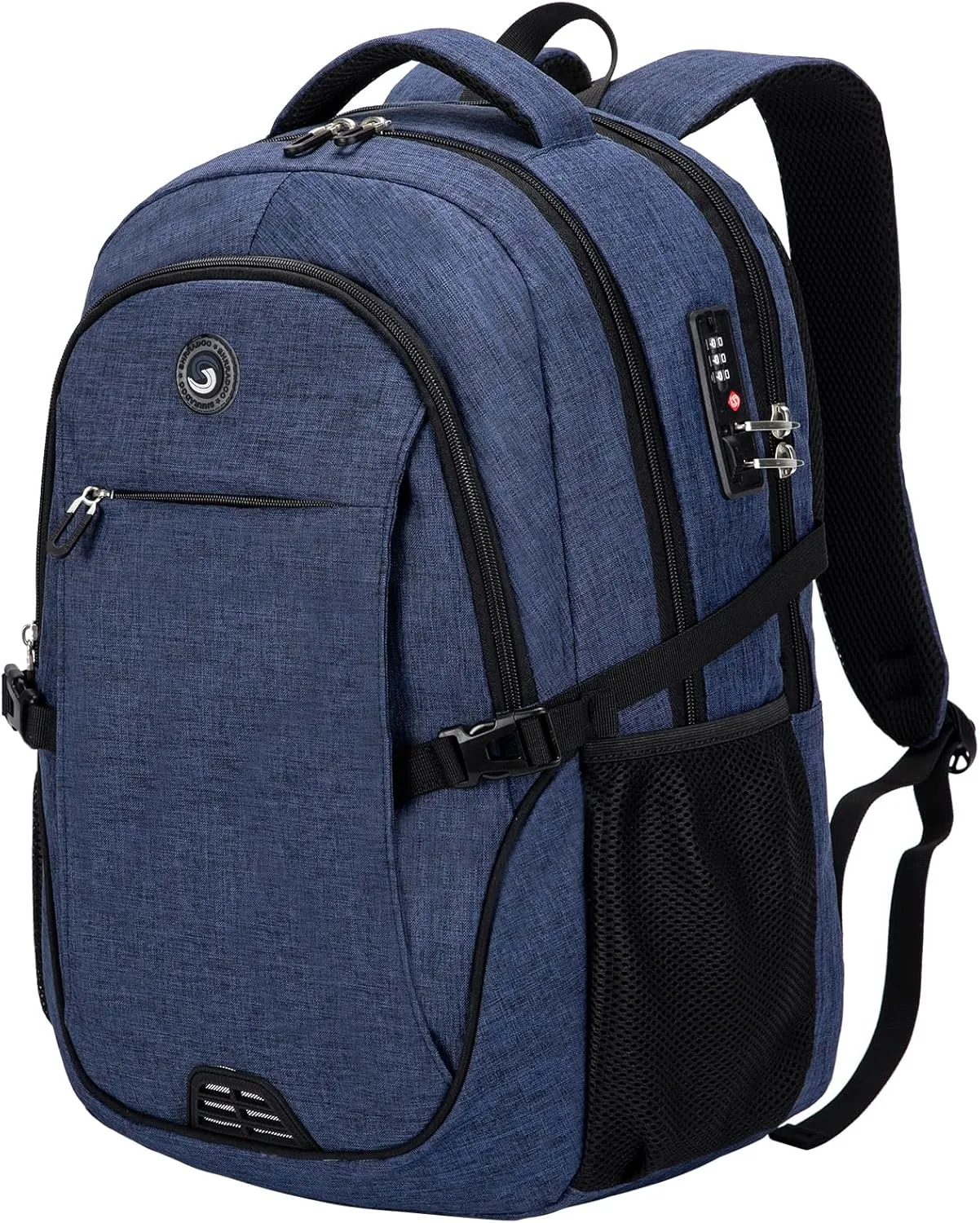 SHRRADOO Anti Theft Laptop Backpack Travel Backpacks with usb Charging Port for Women Men College Backpack Computer Bag Fits 17 Inch Laptop,Royal Blue
