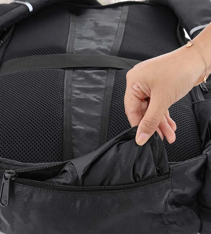 SideKick Falcon Backpack with Waterproof Rain Cover (Denim Blue)