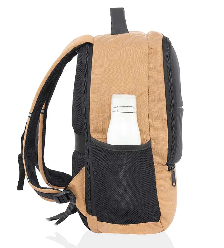 SideKick Falcon Backpack with Waterproof Rain Cover (Khaki)