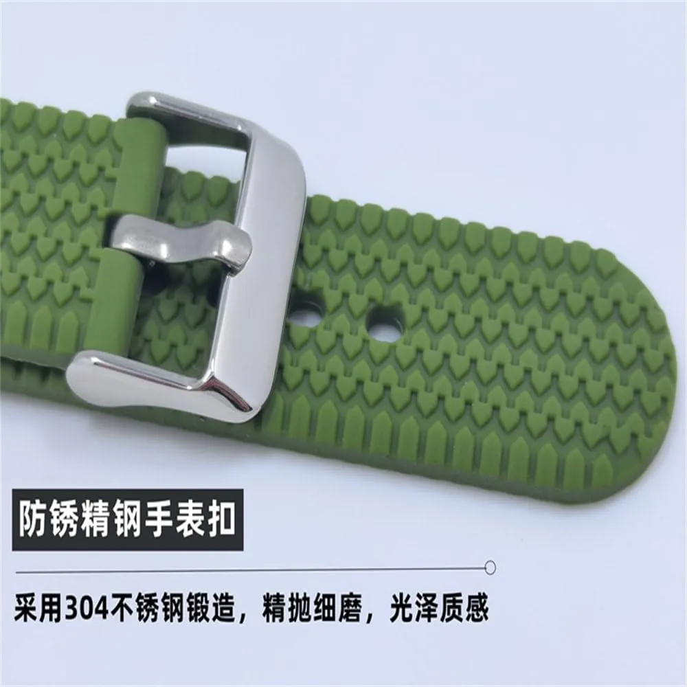 Silicone Watch Band Quick Release Rubber Watch Strap 18mm 20mm 22mm 24mm Watch Strap Watch Replacement Watchband