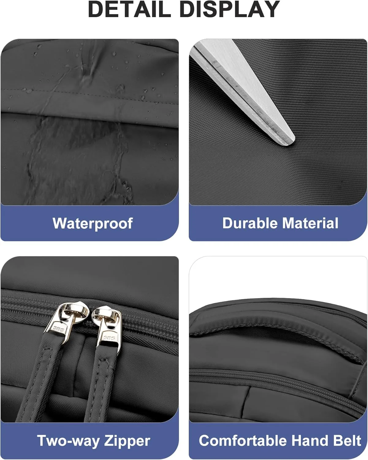 Simple Travel Backpack For Women Men,Laptop Travel Backpack Carry on Flight Approved,Frontier Airlines Personal Item Travel Bag,Waterproof luggage backpack,Mochila de Viaje(Black)