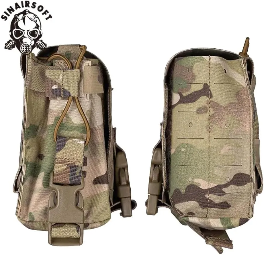 SINAIRSOFT Tactical Multi-Purpose Sub Pouch Mutant MOLLE Pouch for Radios Water Bottles Night Vision Goggle EDC Admin Pouch