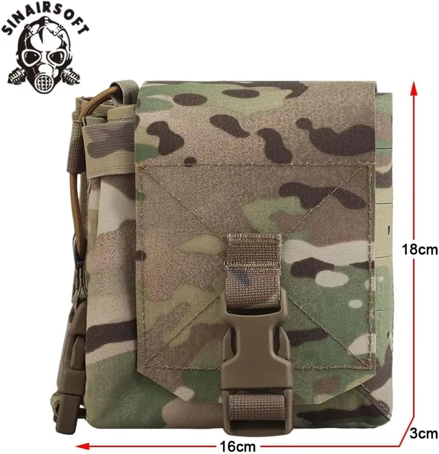 SINAIRSOFT Tactical Multi-Purpose Sub Pouch Mutant MOLLE Pouch for Radios Water Bottles Night Vision Goggle EDC Admin Pouch