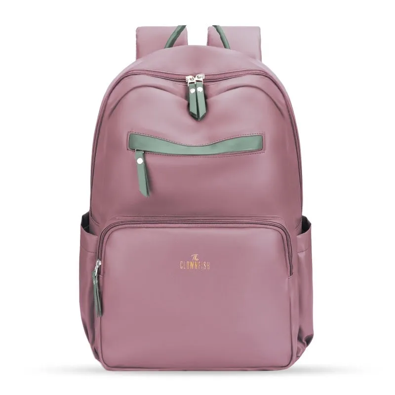 Single: Women's Laptop Backpack - Stylish Design & Comfort | Fits 15.6 Inch Laptop | Light Pink