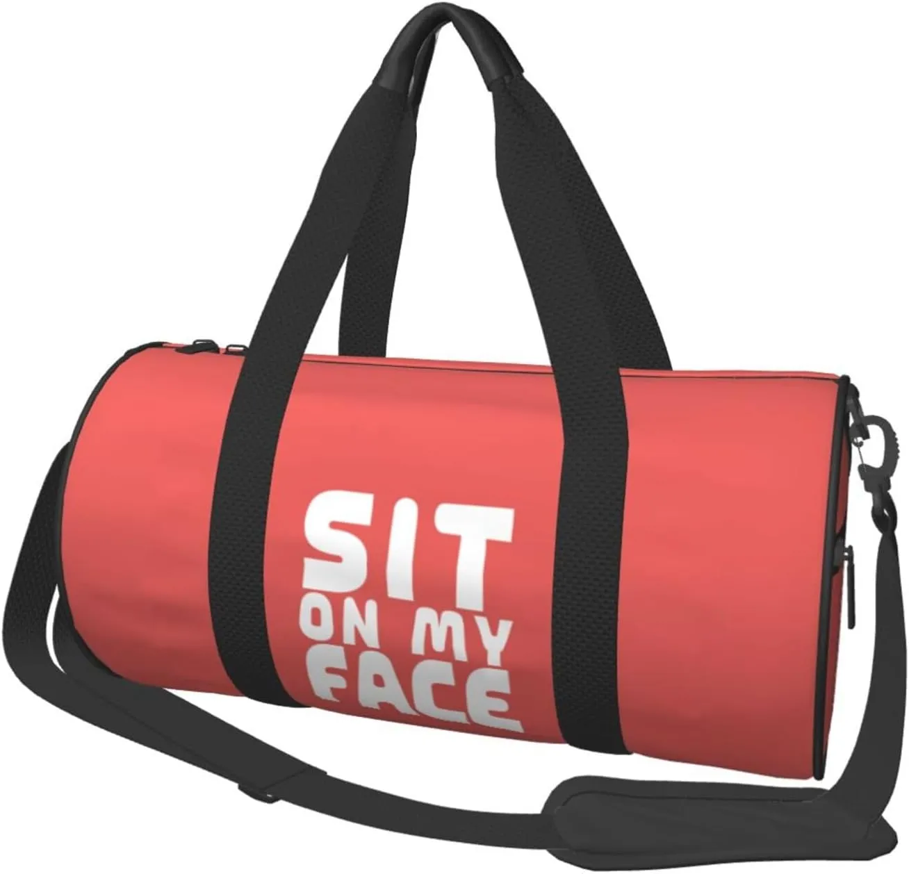 Sit On My Face Duffel Bag Gym Bag Travel Sports Tote Large Foldable Beach Swim Yoga0