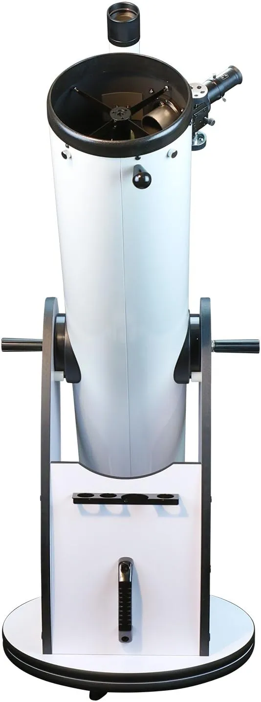 Sky-Watcher Classic 200 Dobsonian 8-inch Telescope – Solid-Tube – Simple, Traditional Design – Easy to Use, Perfect for Beginners, White (S11610)