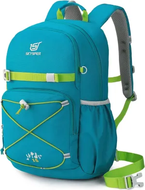 SKYSPER Kids Backpack - 15L Travel Backpacking Small Age 4-6 Ergonomical Design Multi-compartment Breathable Day Pack Preschool Kindergarten Bag
