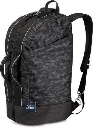 Skyway Luggage Rainier Compact Duffel Backpack, Eco-Friendly, Made of 100% rPET Travel Laptop Bag for Women & Men, Flight Approved Carry On Bag, 30L, Kohala Black