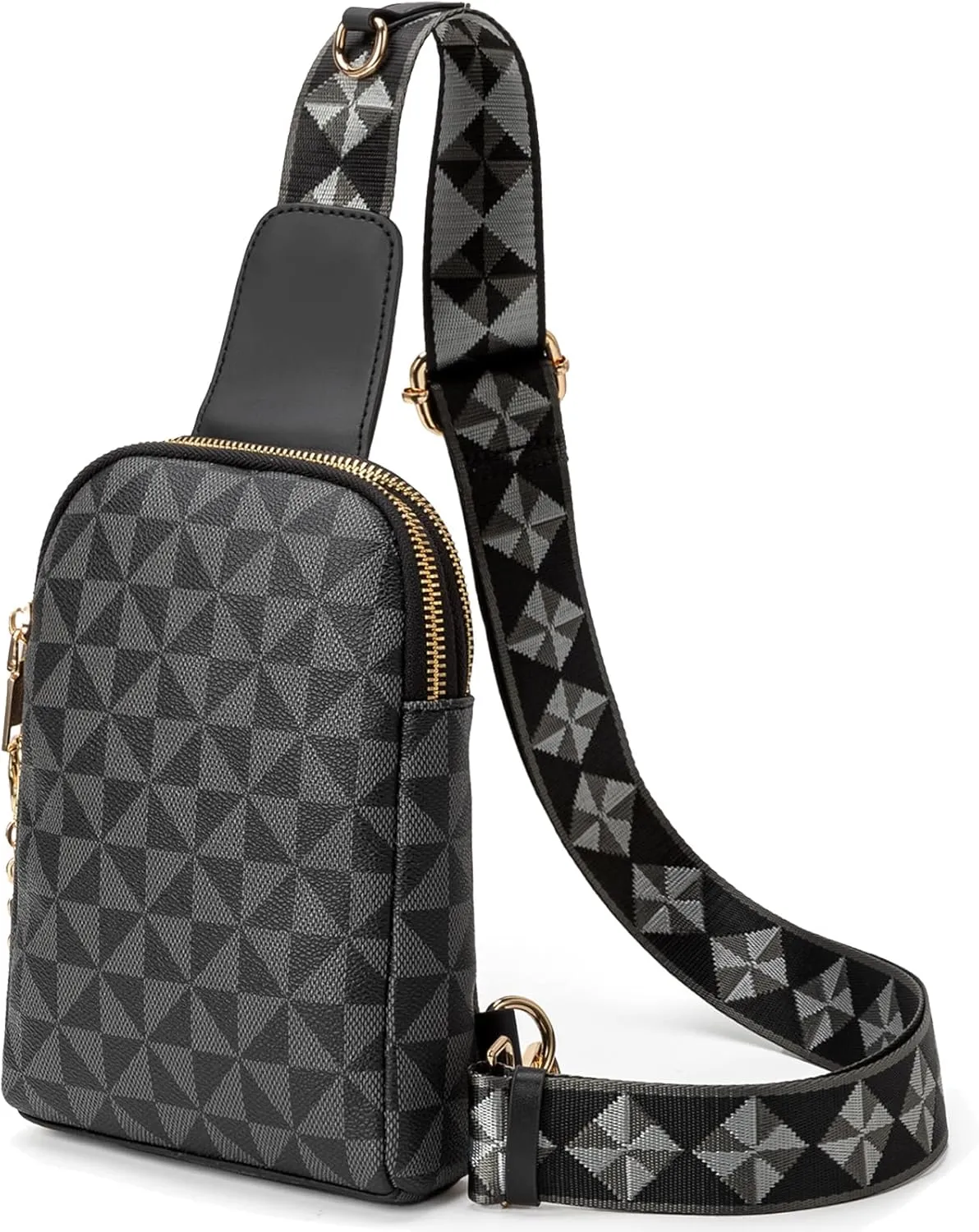 Sling Bag for Women, Crossbody Fanny Pack - Lightweight Chest Bag for Travel, Adjustable Strap & Hidden Pocket
