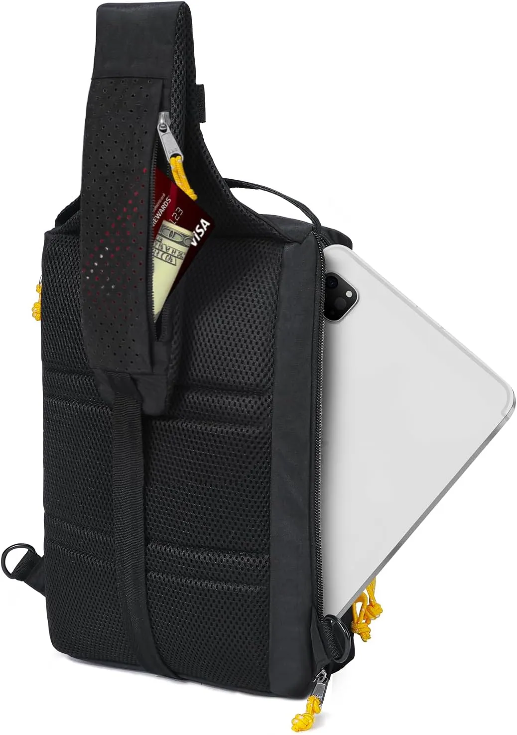 Sling Bag Retro-Modern: Waterproof Crossbody Bag for Women Men - Hidden Water Bottl Pocket for Owala Stanley Cup