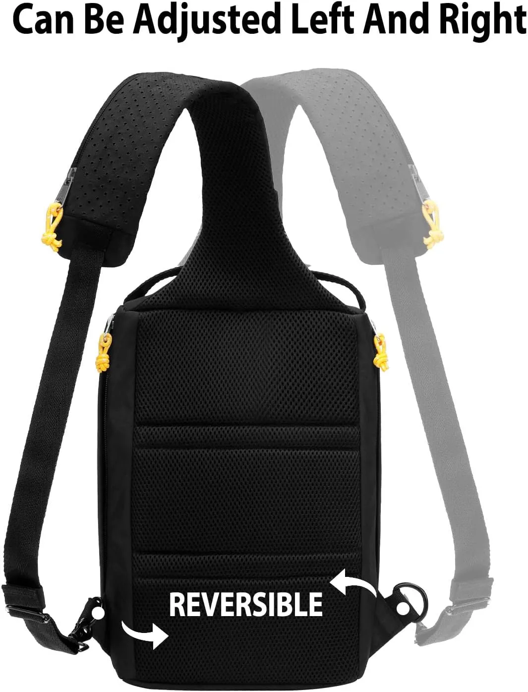 Sling Bag Retro-Modern: Waterproof Crossbody Bag for Women Men - Hidden Water Bottl Pocket for Owala Stanley Cup