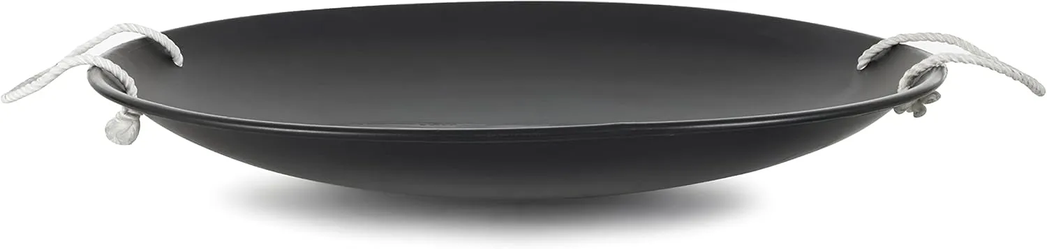Slippery Racer ProDisc 26 Inch Heavy Duty Aluminum Iron Alloy Metal Kids Winter Saucer Snow Sled with Dual Riveted Soft Grip Rope Handles